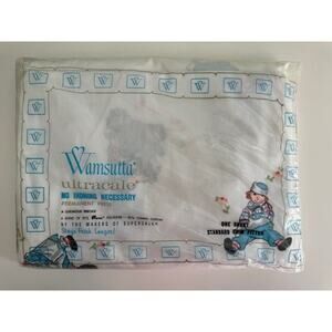 Wamsutta Raggedy Ann & Andy Vintage 1960s Twin Fitted Sheet- New in Package